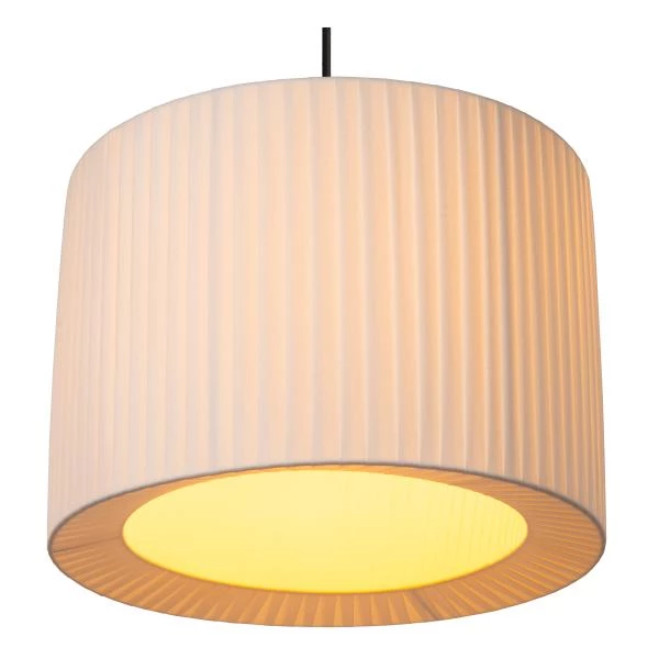 Lucide FOLD - Pendant light - Ø 40 cm - 1xE27 - White - detail 1